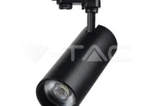 V-TAC VT-8842 30W LED COB Релсов Осветител 3 в 1 Черно Тяло