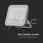 V-TAC VT-8845 50W LED Прожектор SAMSUNG ЧИП Черно Тяло 6400К 135lm/W