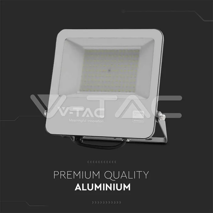 V-TAC VT-8847 100W LED Прожектор SAMSUNG ЧИП SMD Черно Тяло 6400К