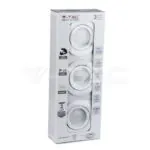 V-TAC VT-8883 LED Крушка GU10 с Корпус Бяло Тяло 6400K 3 бр./опаковка