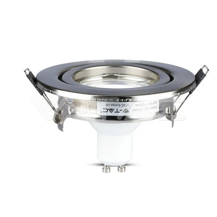V-TAC VT-8884 LED Крушка 5W GU10 с Корпус Сатен Никел 3000K 3 бр./Сет