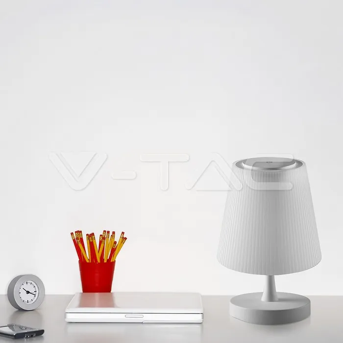 V-TAC VT-8930 5W LED Настолна Лампа Презареждане Хром Димиране