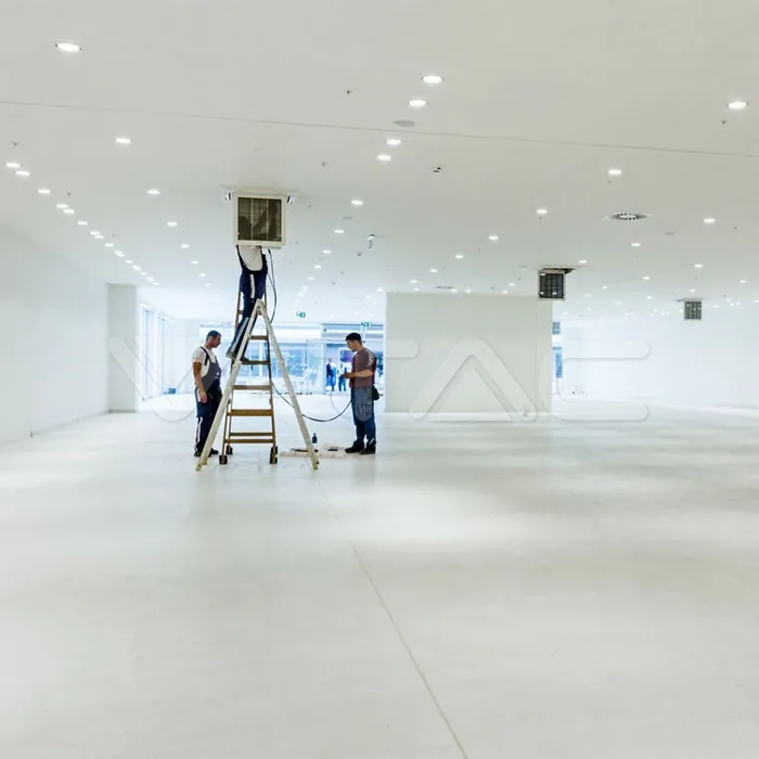 V-TAC VT-8938 GU10 Фитинг Кръг Бял 2 бр/кутия