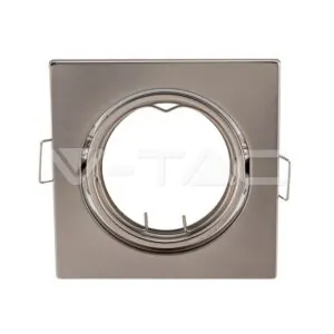 V-TAC VT-8942 GU10 Фитинг Квадрат Сатен Никел 2бр./опаковка