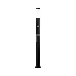 V-TAC VT-8983 Е27 Градинска Лампа 110cm PIR Сензор Неръждавейка Стомана Черен IP44
