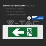 V-TAC VT-899 3.8W LED Евакуационно Тяло 6000K IP20