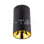 V-TAC VT-8996 GU10 Корпус Кръг Черно Златно