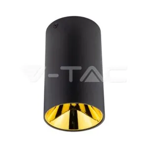 V-TAC VT-8996 GU10 Корпус Кръг Черно Златно