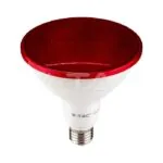 V-TAC VT-92065 LED Крушка 17W PAR38 E27 Червена