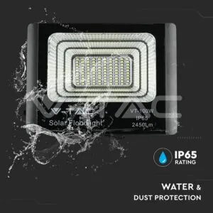 V-TAC VT-94010 20W LED Прожектор с Фотоволтаичен Панел 6000K