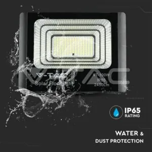 V-TAC VT-94012 35W LED Прожектор с Фотоволтаичен Панел 6000K