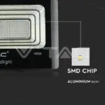 V-TAC VT-94027 50W LED Прожектор с Фотоволтаичен Панел 6000K