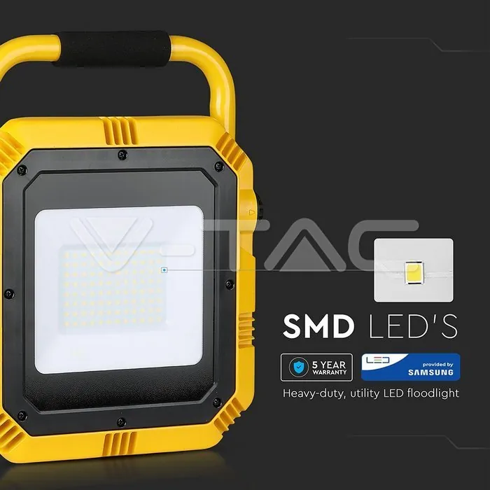 V-TAC VT-946 50W LED Прожектор SAMSUNG Чип Стойка 6400K IP65