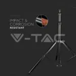 V-TAC VT-9546 Статив за Прожектор черен Цвят