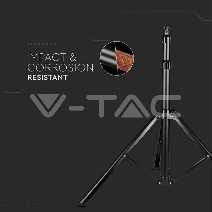 V-TAC VT-9546 Статив за Прожектор черен Цвят