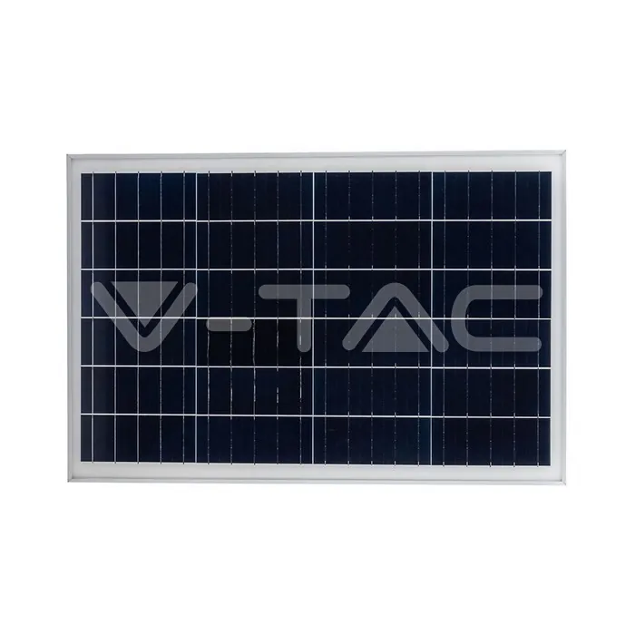V-TAC VT-95509 50W Улична Лампа Соларна 6000К