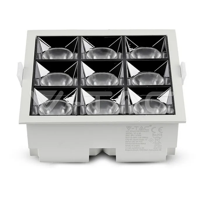 V-TAC VT-984 LED Луна SAMSUNG Чип 36W Рефлектор UGR