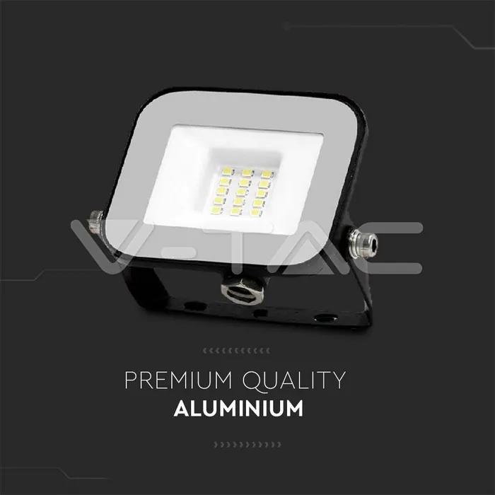 V-TAC VT-10010 10W LED Прожектор SAMSUNG Чип PRO-S Сиво Тяло 3000К