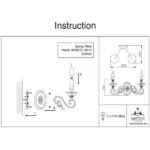 Maytoni ARM337-02-R Стенна лампа Perla 220V 2xE14 IP20