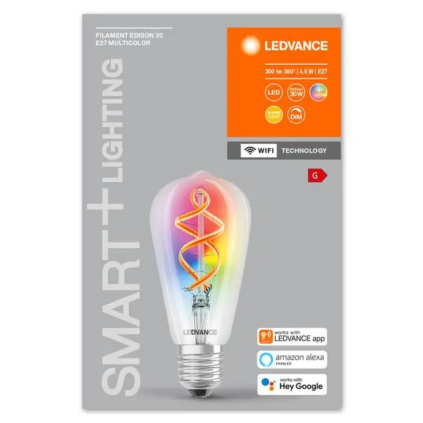 Osram 4058075609914 ЛЕД SMART Филамент Лампа Classic Димираща 4.5W 2700K E27