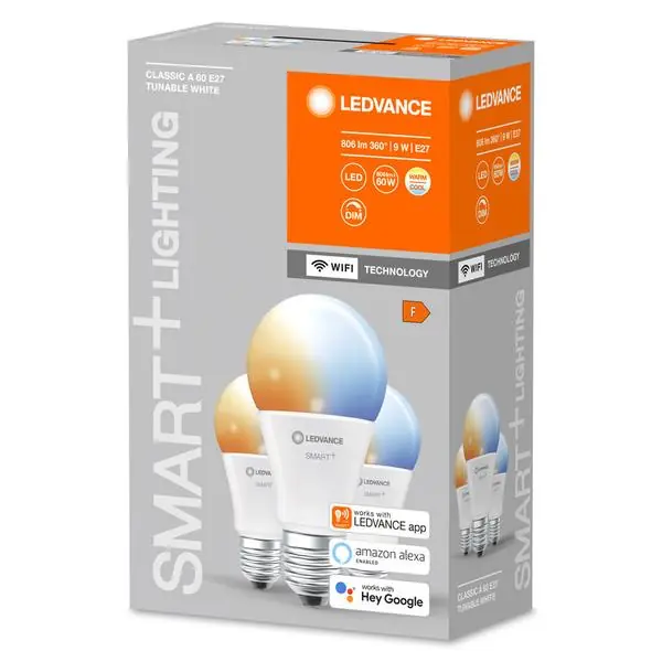 Osram 4058075485730 ЛЕД Лампа SMART WiFi Classic 60 9W 2700K|6500K E27