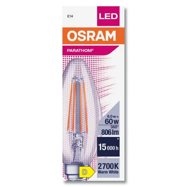 Osram 4058075591011 ЛЕД Лампа P CLAS B 60 5.5W 2700K E14