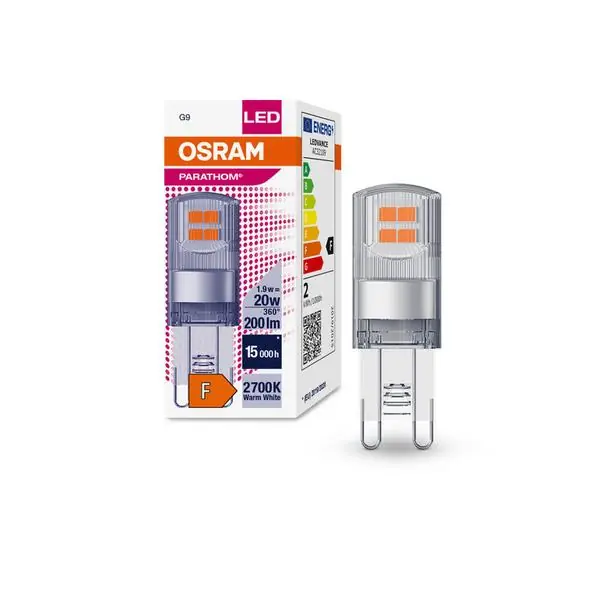 Osram 4058075625969 ЛЕД Лампа 1.9W 2700K G9
