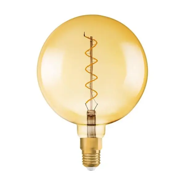 Osram 4058075269729 Винтидж ЛЕД Лампа 1906 Димираща Big Globe 4W 2000K E27