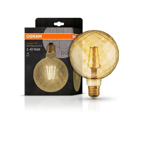 Osram 4058075092037 Винтидж ЛЕД Лампа 1906 PINE 4W 2400K E27