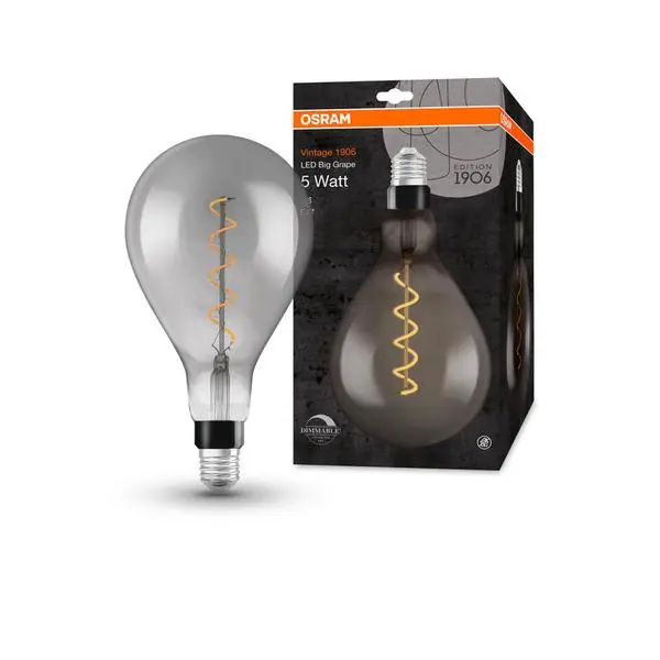 Osram 4058075270022 Винтидж ЛЕД Лампа 1906 Димираща BIG GRAPE 4W 1800K E27