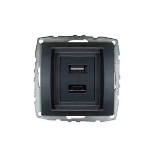 Vito MN-500-002005-203 DESPINA Механизъм USB + TYPE C зарядно Графит