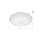 Milagro EK75320 HEX 16W LED Плафониера Ø360 мм