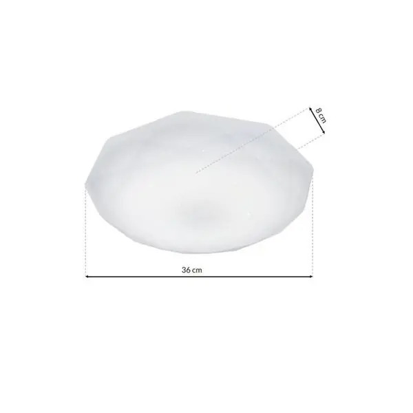 Milagro EK75320 HEX 16W LED Плафониера Ø360 мм