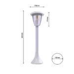 Milagro EKO3520 FOX WHITE1xE27 голяма стояща градинска лампа