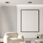 Milagro EKOS926 КВАДРАТЕН капс за стъклен таван 2xGU10 Цвят: ЧЕРЕН