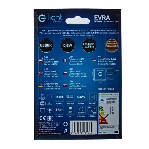 Milagro EKS4369 EVRA Cold Color 6500K