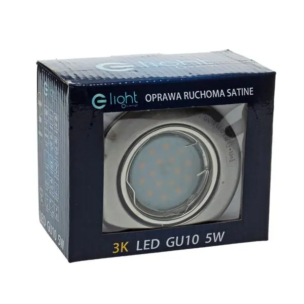 Milagro EKZ2570 КРЪГЛА GU10 1X5W LED САТЕН