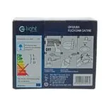 Milagro EKZ2570 КРЪГЛА GU10 1X5W LED САТЕН