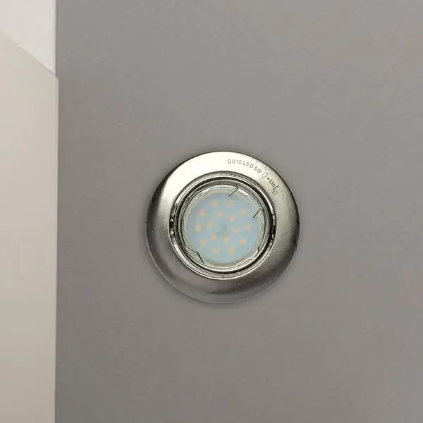 Milagro EKZ2570 КРЪГЛА GU10 1X5W LED САТЕН