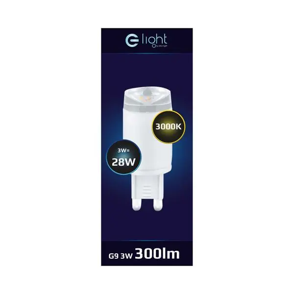 Milagro EKZA1326 LED крушка 3W G9 Ceramic Lens 3000K