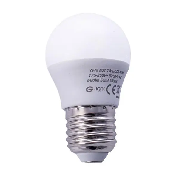 Milagro EKZA1465 LED крушка 7W E27 G45. Цвят: Топъл