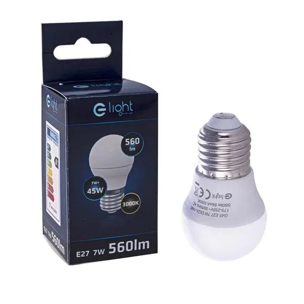 Milagro EKZA1465 LED крушка 7W E27 G45. Цвят: Топъл