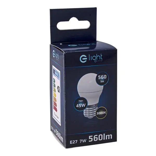 Milagro EKZA1465 LED крушка 7W E27 G45. Цвят: Топъл