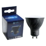 Milagro EKZA251 ЧЕРНА LED КРУШКА 6W GU10. ЦВЯТ: ТОПЪЛ