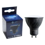 Milagro EKZA268 ЧЕРНА LED КРУШКА 6W GU10. ЦВЯТ: НЕУТРАЛЕН