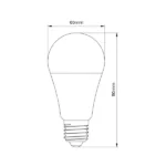 Milagro EKZA7796 LED крушка 11W E27 A60 3000K
