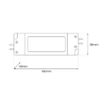 Milagro EKZAS559 LED ЗАХРАНВАНЕ 15W IP20