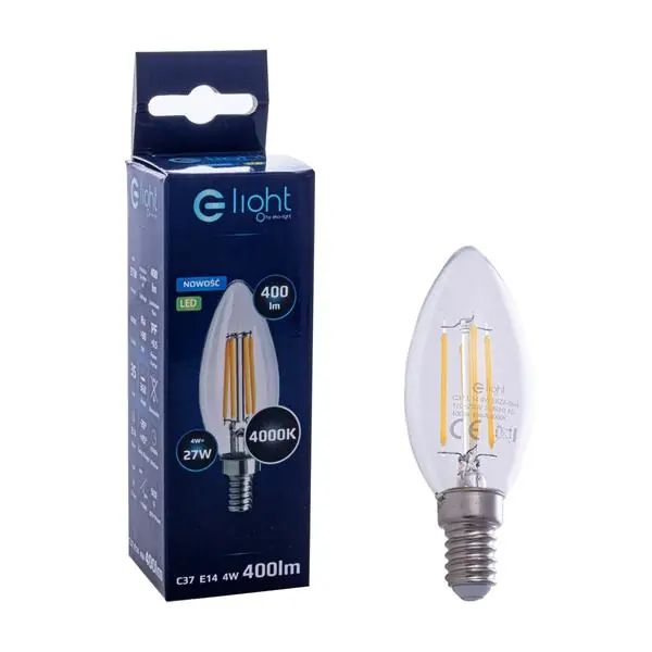 Milagro EKZF0964 4W LED крушка с нажежаема жичка  E14 4000K свещ