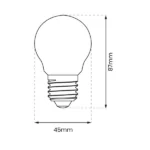 Milagro EKZF1067 LED крушка с нажежаема жичка 1.5W ST45 E27 2700K