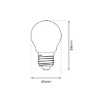 Milagro EKZF8009 LED крушка с нажежаема жичка 4W G45 E27 4000K